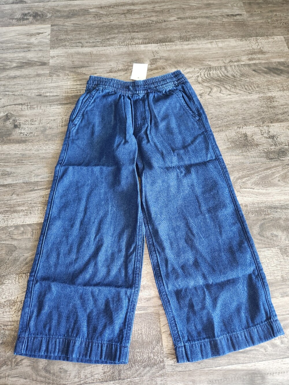 J. Crew Factory Girls' wide-leg drawstring jean